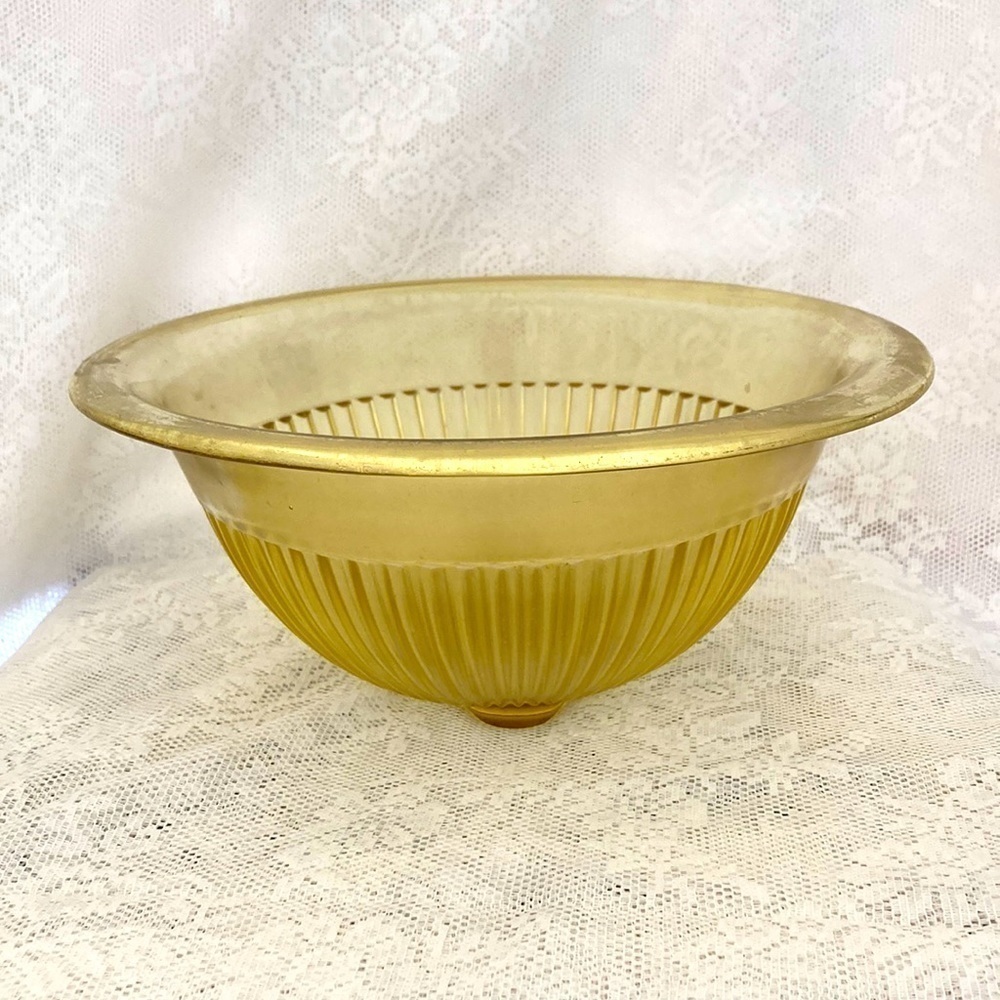 1930's Federal Glass Golden Glow Depression Glass Mixing Bowl